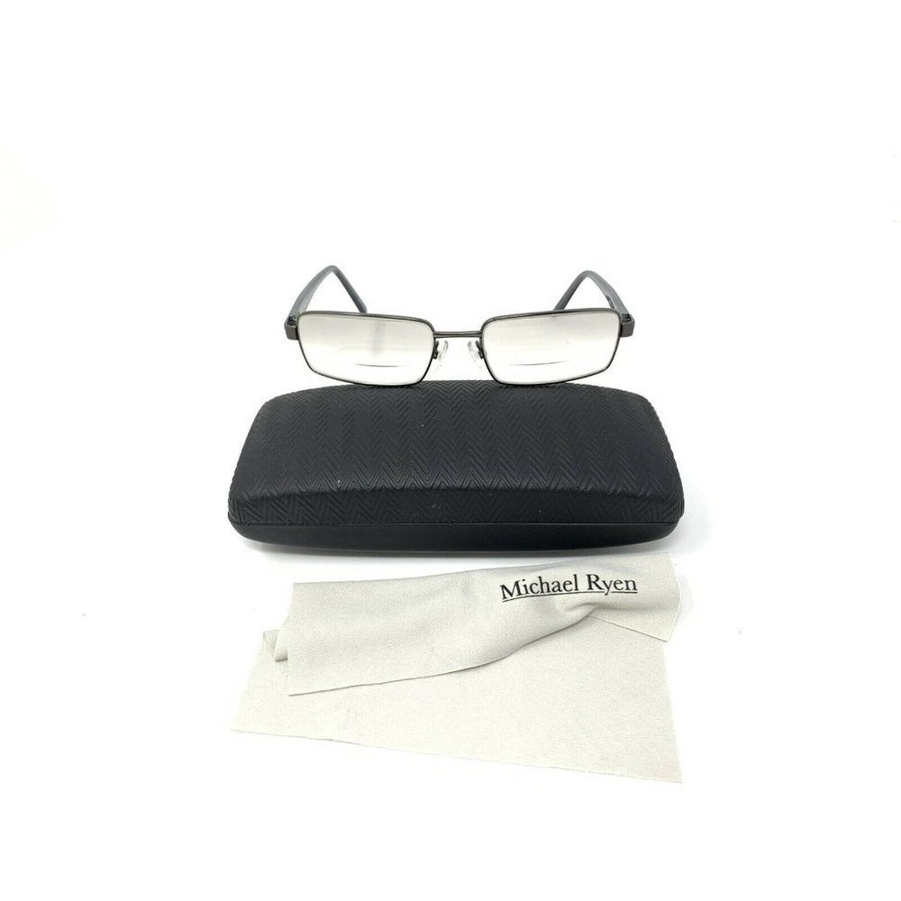 Michael Ryen Eyeglasses MR 173 03 Gunmetal Frames 53 [] 17  140 Excellent